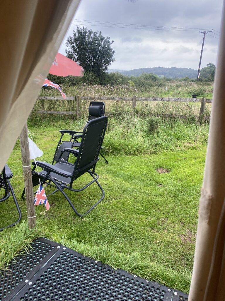 Doorway view of the Staffordshire moorlands
