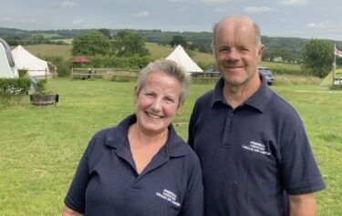 David and Sharon campsite managers
