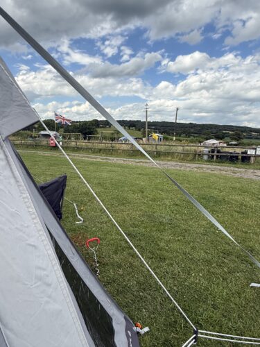 Take in the views of the Staffordsire Moorlinds from your pitch