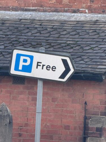 Free Public car Park sign