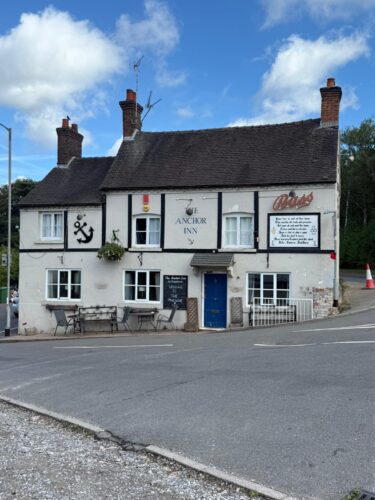 Outside the Anchor Inn