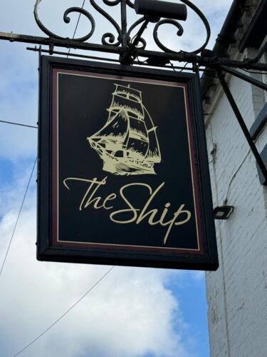 The Ship Pub Sign